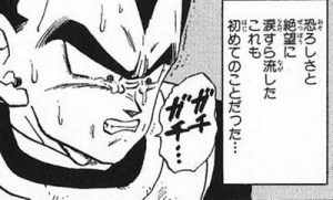 ベジータ 泣き
